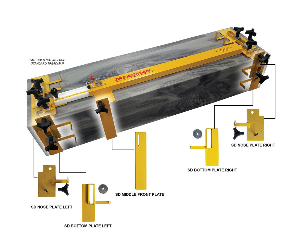 ProKnee Treadman Step Down Riser Plate Kit