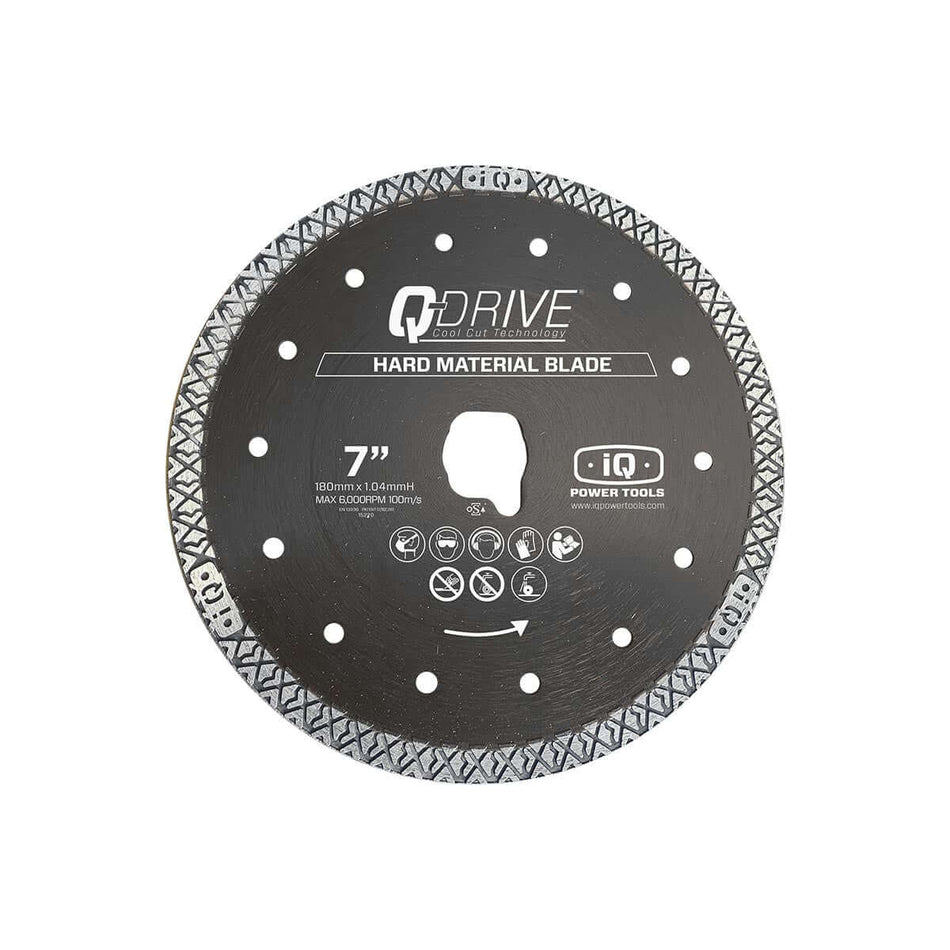 7" IQ Power Tools Q Drive Hard Material Blade