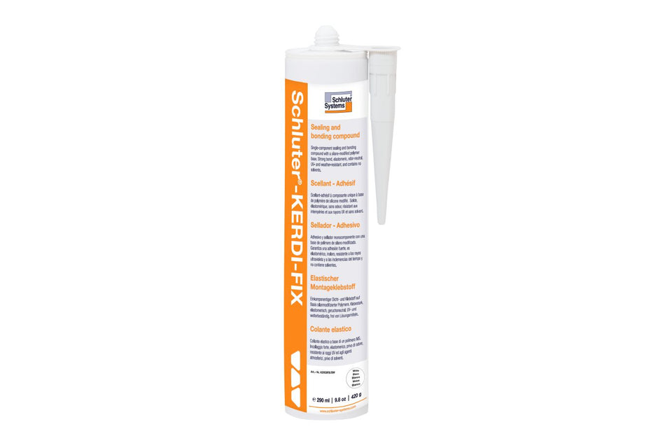 Schluter Kerdi Fix Sealing and Bonding Compound Cartridge 290mL White