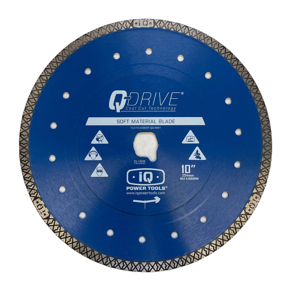 10" IQ Power Tools Q Drive Soft Material Blade