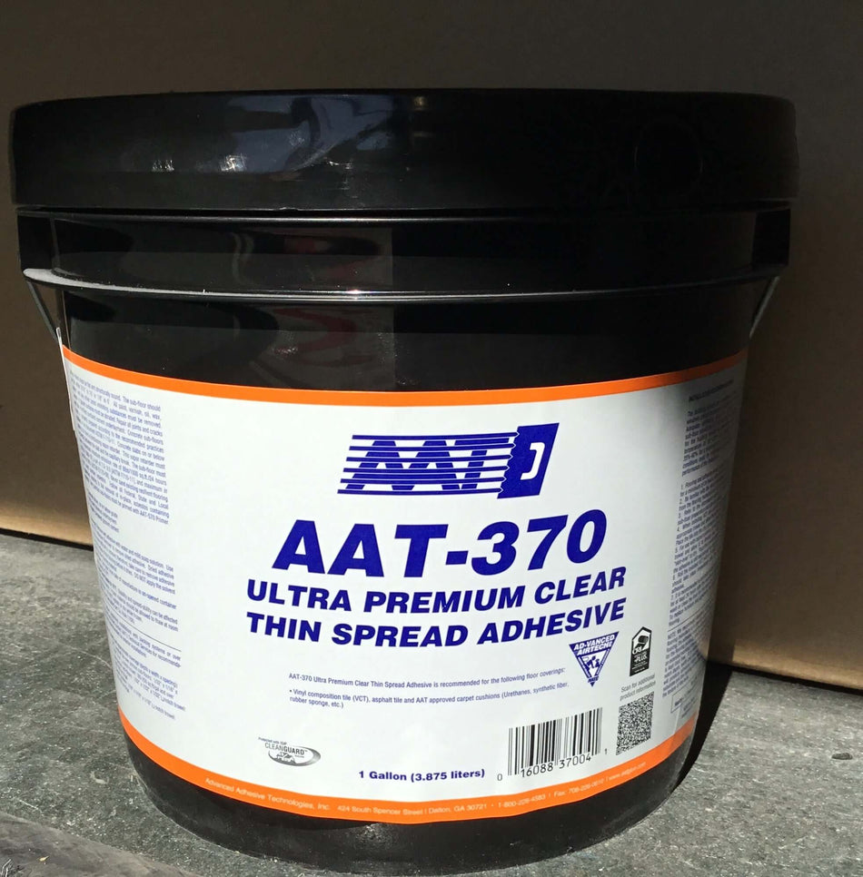 AAT 370 Ultra Premium Clear Thin Spread Adhesive 1 Gallon