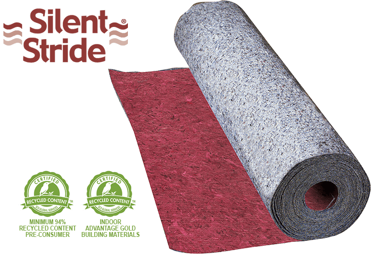Silent Padding Silent Stride Premium Underlayment for Laminate and Floating Engineere