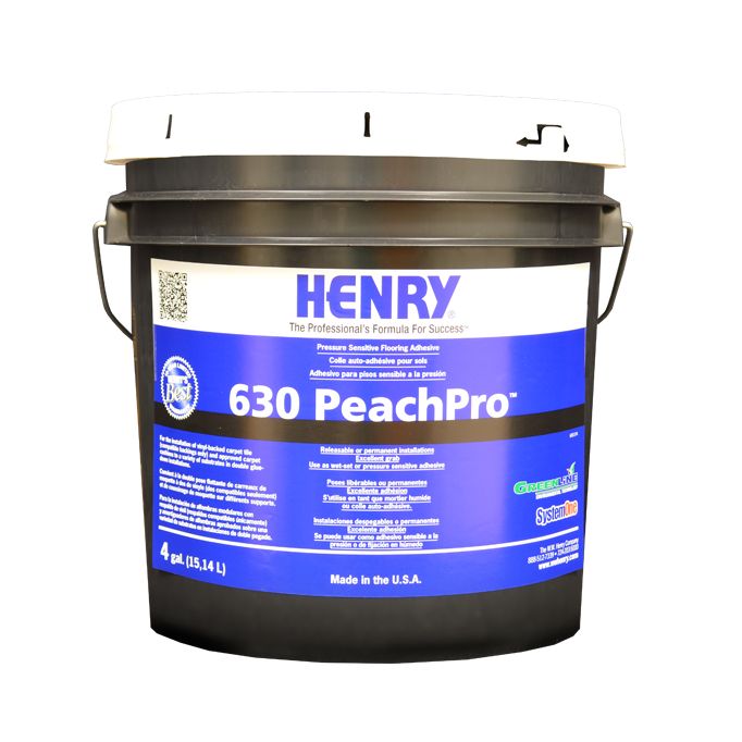 Henry 630 PeachPro Pressure Sensitive Floor Adhesive 4 Gallon