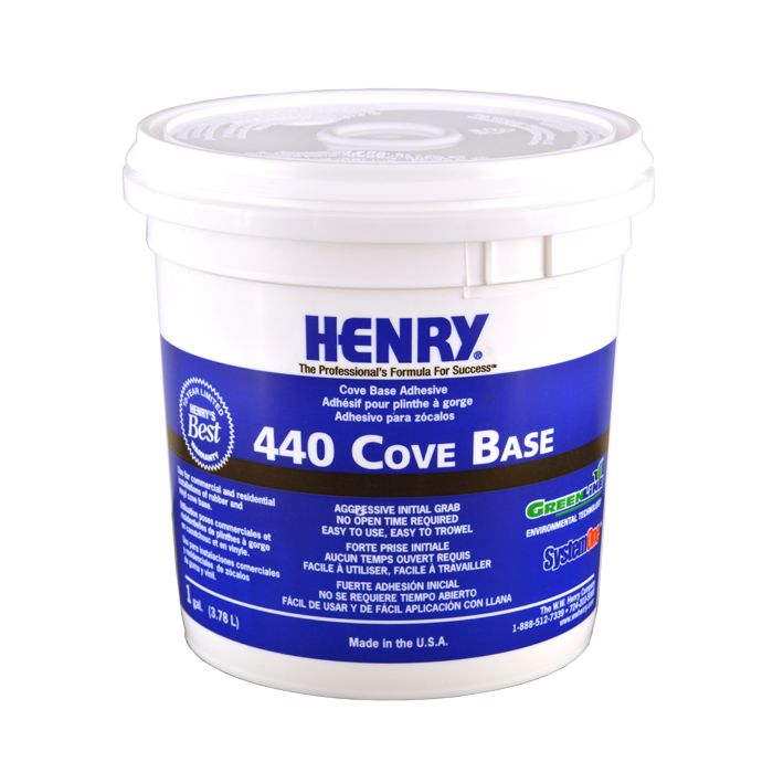 Henry 440 Cove Base Adhesive 1 Gallon