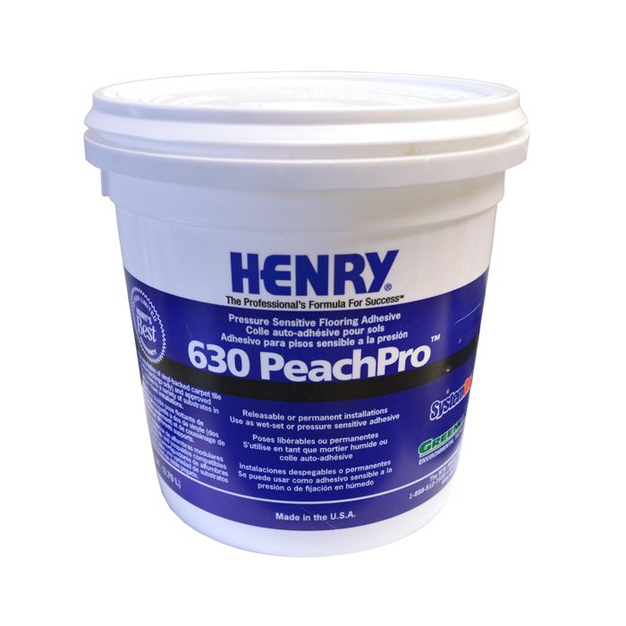 Henry 630 PeachPro Pressure Sensitive Floor Adhesive 1 Gallon