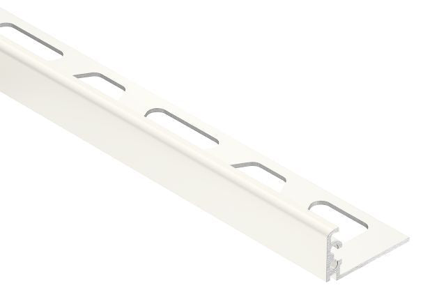 Schluter Jolly Edge Trim 1/2" Aluminum Bright White