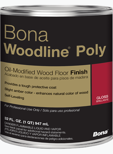 Bona Woodline Poly Oil modified Wood Floor Finish 1 Quart