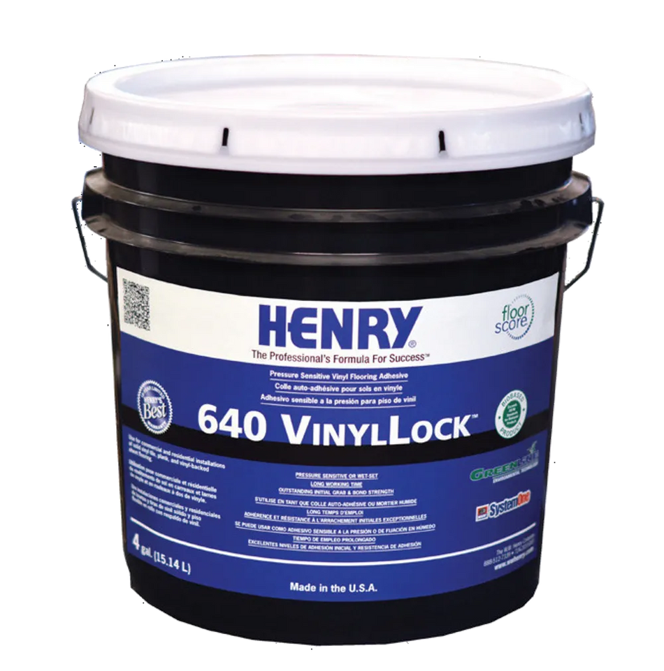 Henry 640 VinylLock Adhesive 4 Gallon