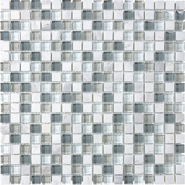 Bliss By Anatolia Glass & Stone Tile 12"x 12" Iceland