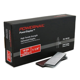 Powernail PowerStaples 18ga 1 1/4" 5000 box