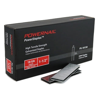 Powernail PowerStaples 18GA 1 1/2" 5000 box