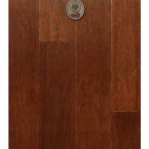 Q Wood Quick Step 5 1/4' x Random Length Engineered Hardwood Flooring Hickory Copper Penny