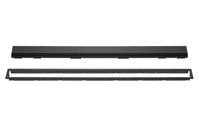 Schluter Solid Linear Grate Assembly Matte Black 60"