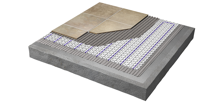 Laticrete Strata Radiant Floor Heating System 240 VAC 79.5sf 0800 1853 4
