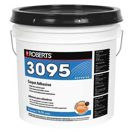 Roberts 3095 Fast Grab Carpet Adhesive 4 Gallon