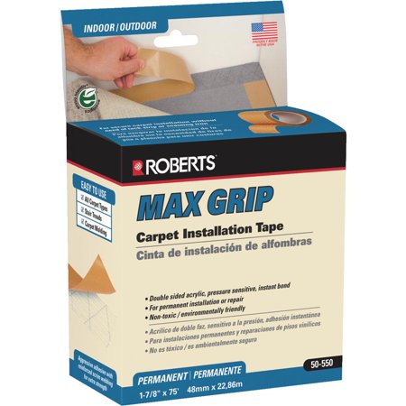Roberts Max Grip Double Sided Carpet Installation Tape 75ft
