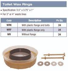 DTA Wax Ring Kit with Flange