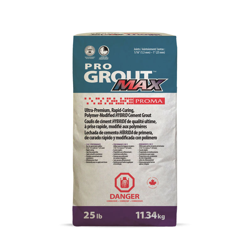 Proma Pro Grout Max Graphite 25 lbs